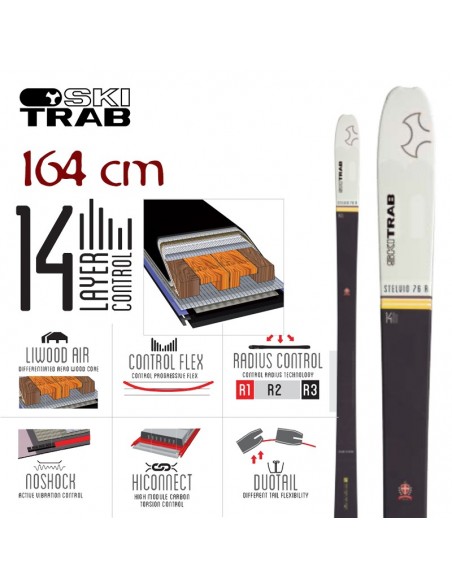 stelvio rental 76 (164 cm ) - esquí de travesía - ski trab