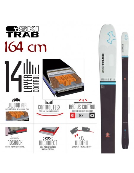 stelvio rental 85 (164 cm) - esquí de travesía - ski trab