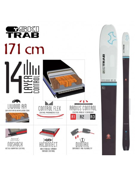 stelvio rental 85 (171 cm) - esquí de travesía - ski trab