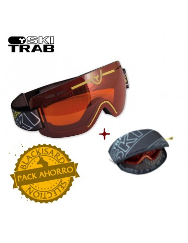 pack gafas maximo 2 orange y funda protectora - ski trab