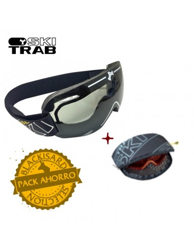 pack gafas maximo 2 smoky y funda protectora - ski trab