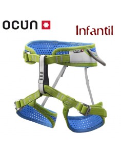 webee kid (azul-verde) - arnés escalada infantil talla única - ocun