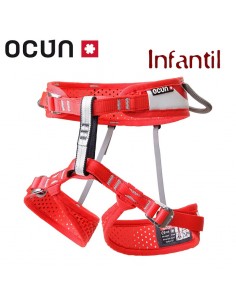 webee kid (rojo) - arnés escalada infantil talla única - ocun