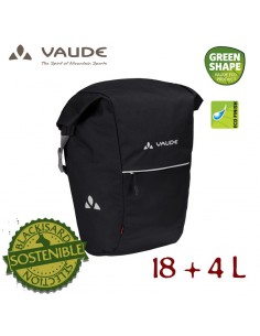 road master roll-it (black) - bolsa para bicicleta 18+4l - vaude