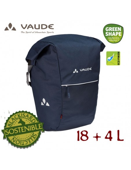 road master roll-it (marine) - bolsa para bicicleta 18+4l - vaude
