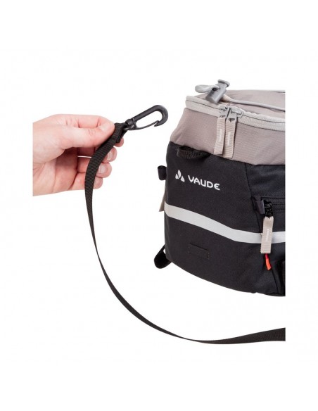 silkroad m (black) - bolsa para bicicleta 7l - vaude