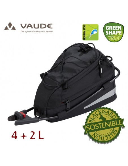 off road bag s (black) - bolsa para bicicleta 4+2l - vaude
