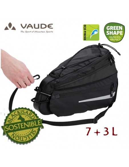 off road bag m (black) - bolsa para bicicletas 7+3l - vaude