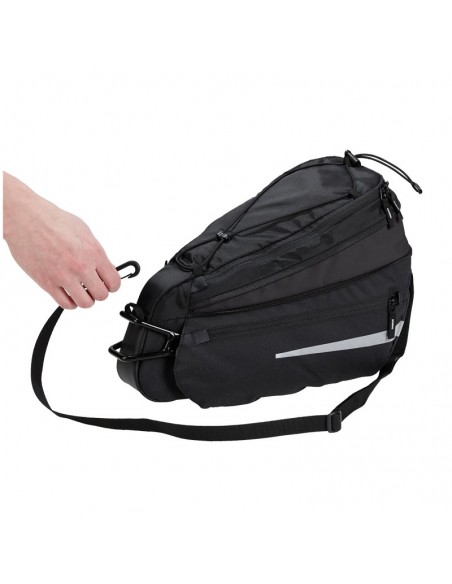 off road bag m (black) - bolsa para bicicletas 7+3l - vaude