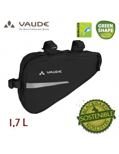 triangle bag (black) - bolsa triangular para sillín de 1,7l - vaude