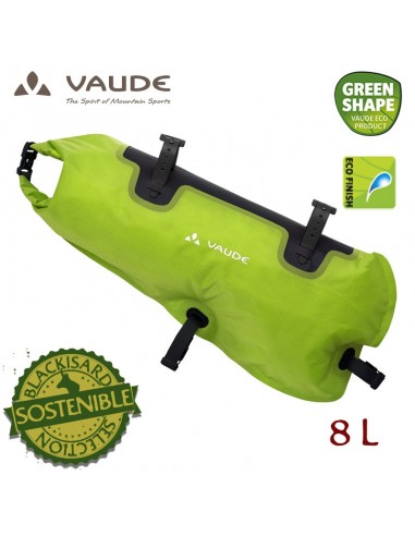 trailframe (black/green) - bolsa impermeable de 8l - vaude