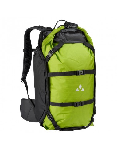 trailpack (black/green) - mochila para bicicleta de 27l - vaude