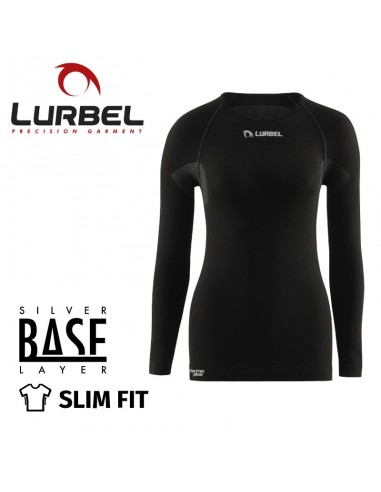 alaska long sleeves women (black) - camiseta térmica mujer - lurbel