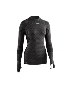 volcano long sleeves women (dark grey) - camiseta térmica extrema con idt - lurbel 2