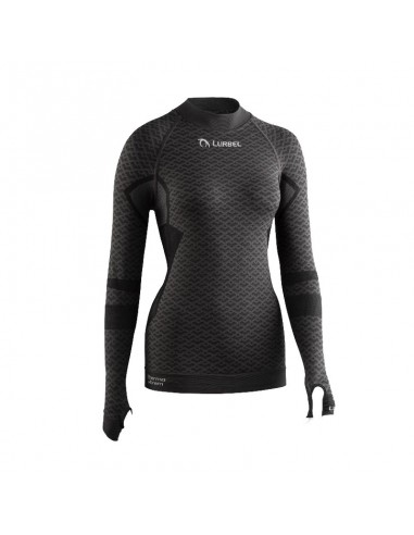 volcano long sleeves women (dark grey) - camiseta térmica extrema con idt - lurbel