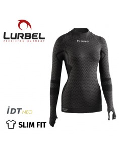 volcano long sleeves women (dark grey) - camiseta térmica extrema con idt - lurbel