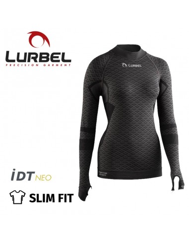 volcano long sleeves women (dark grey) - camiseta térmica extrema con idt - lurbel