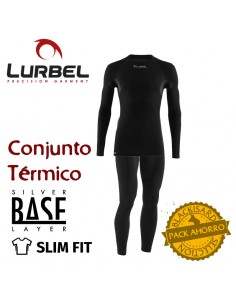 pack alaska long sleeves + alaska pants - camiseta y malla térmica - lurbel