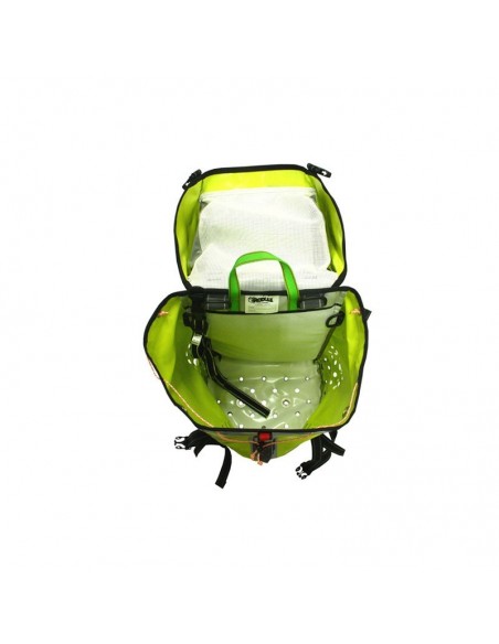 pack canyon guide lady + petate chichin verde - botas + petate barranquismo mujer - bestard / rodcle