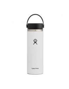 wide mouth with flex cap 20 oz (white) - termo doble pared acero inoxidable - hydroflask 2