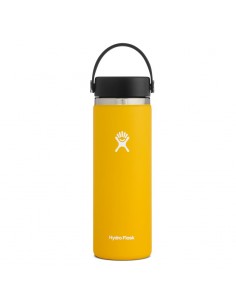 wide mouth with flex cap 20 oz (sunflower) - termo doble pared acero inoxidable - hydroflask 2