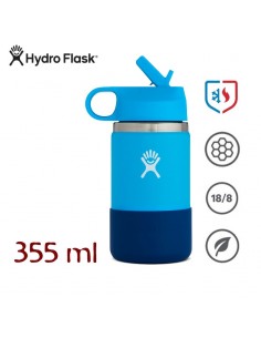 wide mouth kids 12 oz (pacific) - termo infantil acero inoxidable - hydroflask