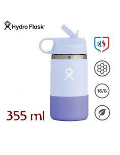 wide mouth kids 12 oz (fog) - termo infantil acero inoxidable - hydroflask