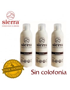 pack 3 liquid chalk 200ml without rosin - magnesio líquido sin colofonia - sierra