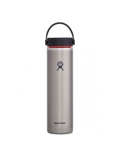 wide mouth light weight  24 oz (slate) - termo doble pared acero inoxidable - hydroflask 2