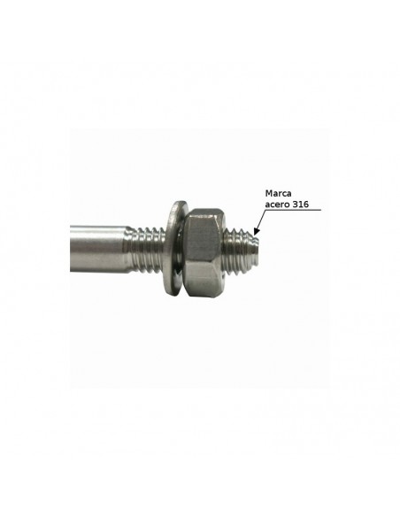 pack 10 tornillos expansión inox. m10 x 86 mm - raumer