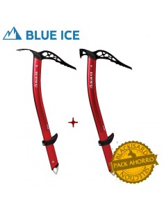 pack piolets akila (pala + martillo) - blue ice