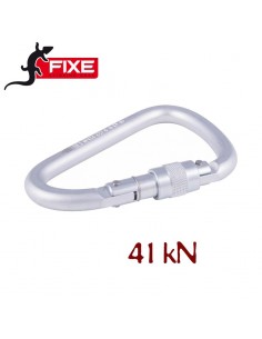 asymmetric st big rosca - mosquetón hms acero rosca - fixe