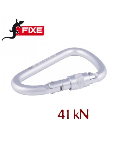 asymmetric st big rosca - mosquetón hms acero rosca - fixe