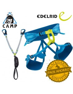 pack kinetic gyro rewind pro + arnés orion - camp / edelrid