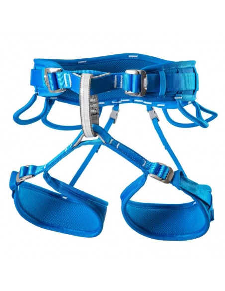 pack arnés twist quattro + disipador para ferrata kinetic rewind - ocun / camp