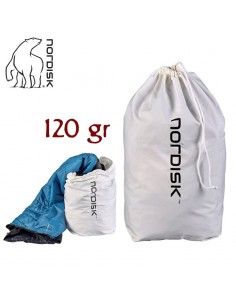 cotton storage pouch (white) - bolsa para saco interior - nordisk