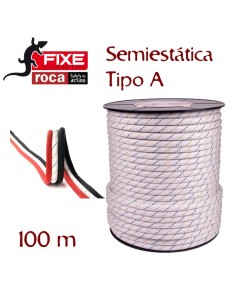 pro rope (blanca) bobina 100 m - cuerda semiestática para trabajos verticales - fixe/roca