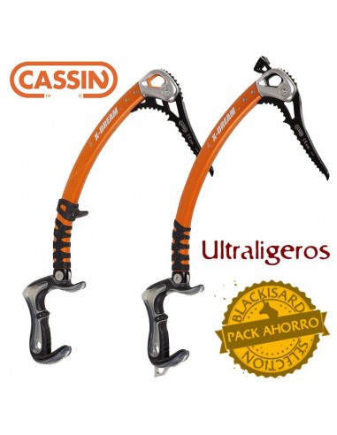 pack x-dream + x-dream alpine - juego de piolets para hielo, mixto y dry tooling - cassin