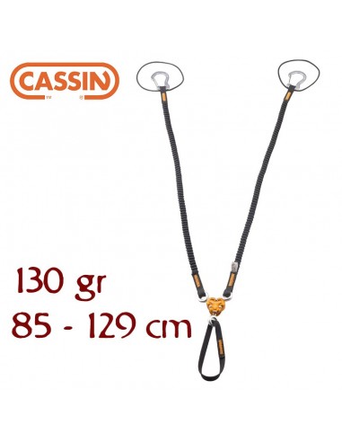 x-gyro leash 85-129 cm - dragonera bífida con antienredos - cassin