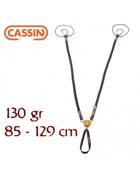 x-gyro leash 85-129 cm - dragonera bífida con antienredos - cassin