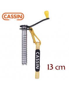 rocket plus 13 cm - tornillo de hielo con cinta de dyneema - cassin