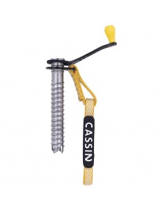 rocket plus 13 cm - tornillo de hielo con cinta de dyneema - cassin 2