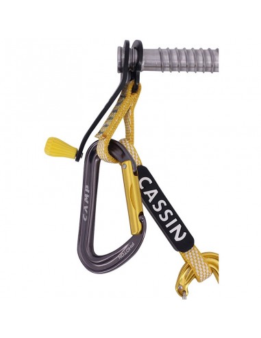 rocket plus 13 cm - tornillo de hielo con cinta de dyneema - cassin