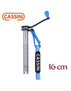 rocket plus 16 cm - tornillo de hielo con cinta de dyneema - cassin