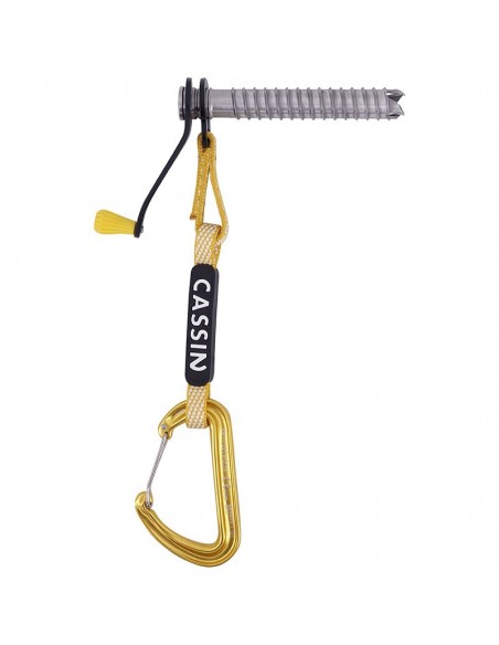 pack 3 rocket plus (13/16/19 cm) - tornillos de hielo con cinta de dyneema - cassin