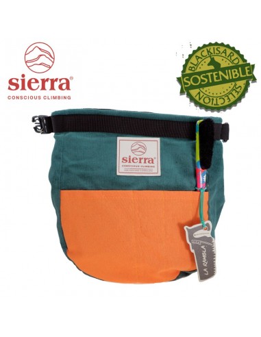 solid bucket cobalt orange - bolsa magnesio para boulder - sierra