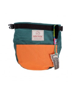 solid bucket cobalt orange - bolsa magnesio para boulder - sierra 2