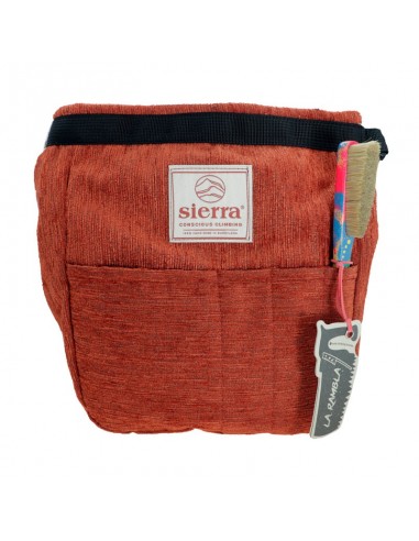 solid bucket orange - bolsa magnesio para boulder - sierra