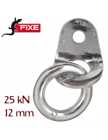 plaqueta con anilla bicromatada 12 mm - fixe