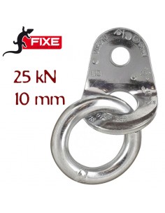 plaqueta con anilla bicromatada 10 mm - fixe